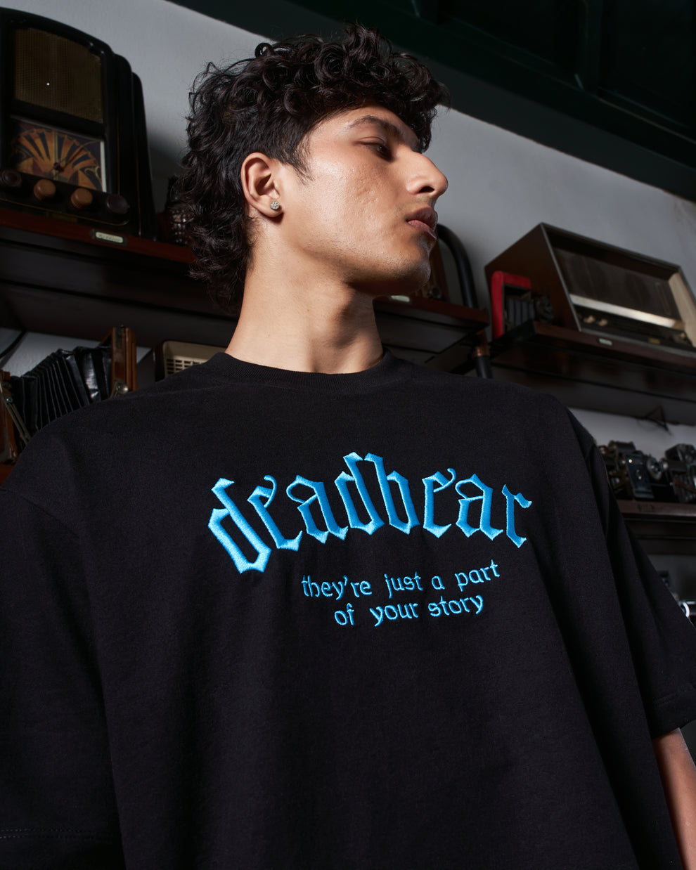 Phases Tee Black by DEADBEAR