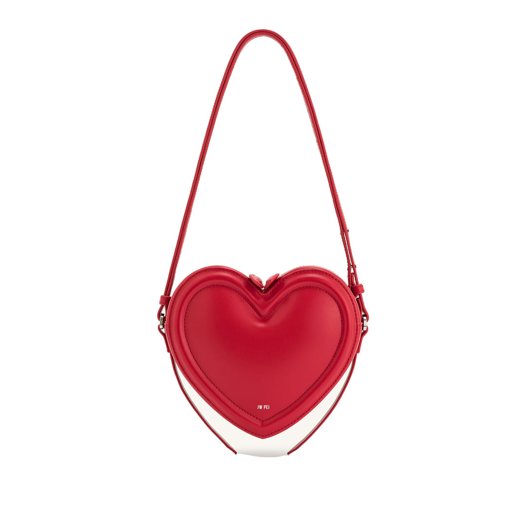 JW PEI Arlene Heart Shaped Bag - Magenta by JW PEI