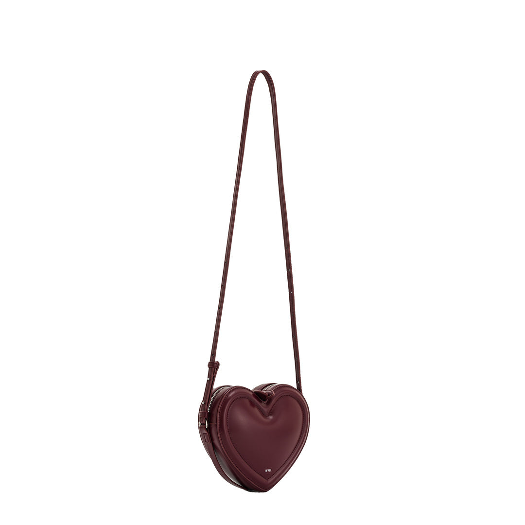 JW PEI Arlene Heart Shaped Bag - Claret by JW PEI