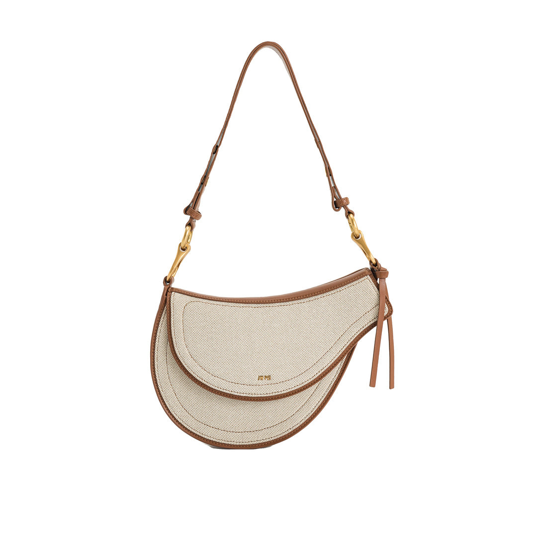 JW PEI Ashlie Crossbody Bag - Brown Canvas by JW PEI