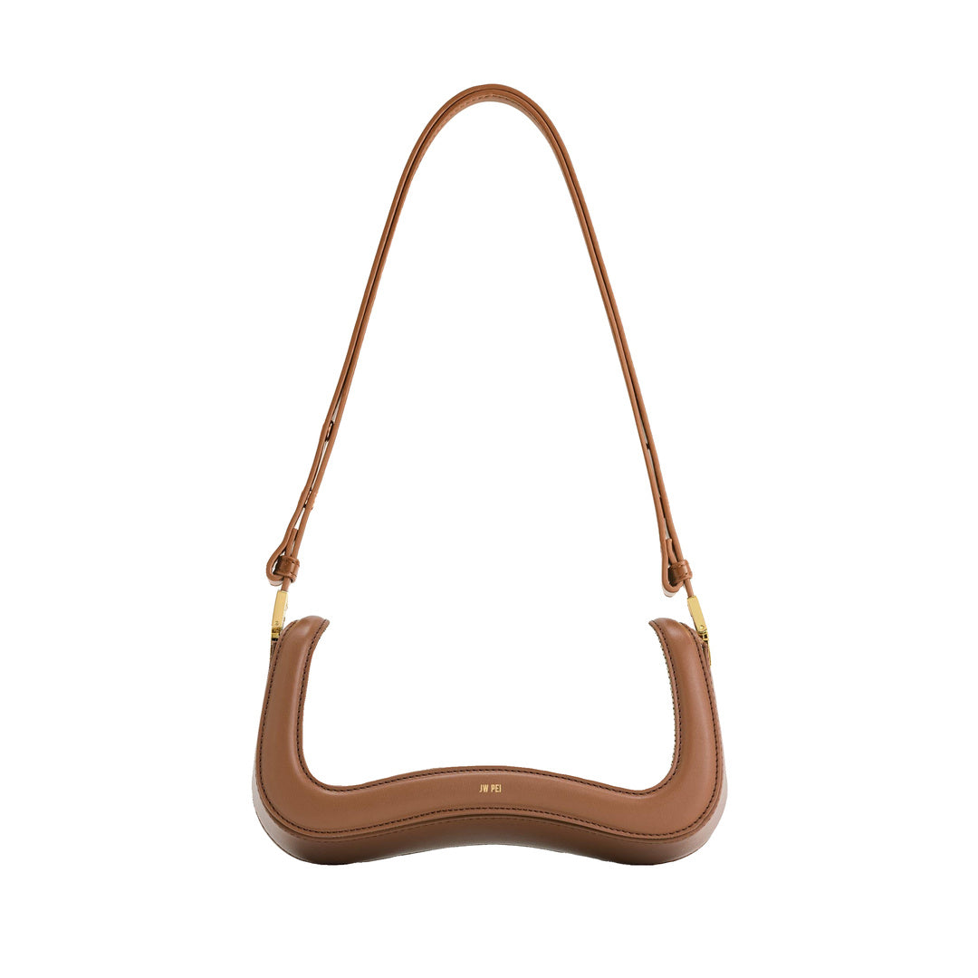JW PEI Joy Shoulder Bag - Brown Canvas by JW PEI