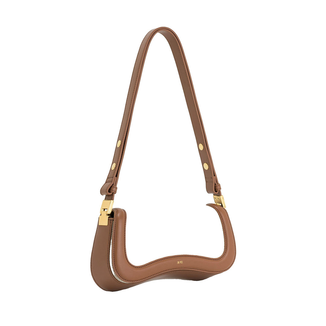 JW PEI Joy Shoulder Bag - Brown Canvas by JW PEI