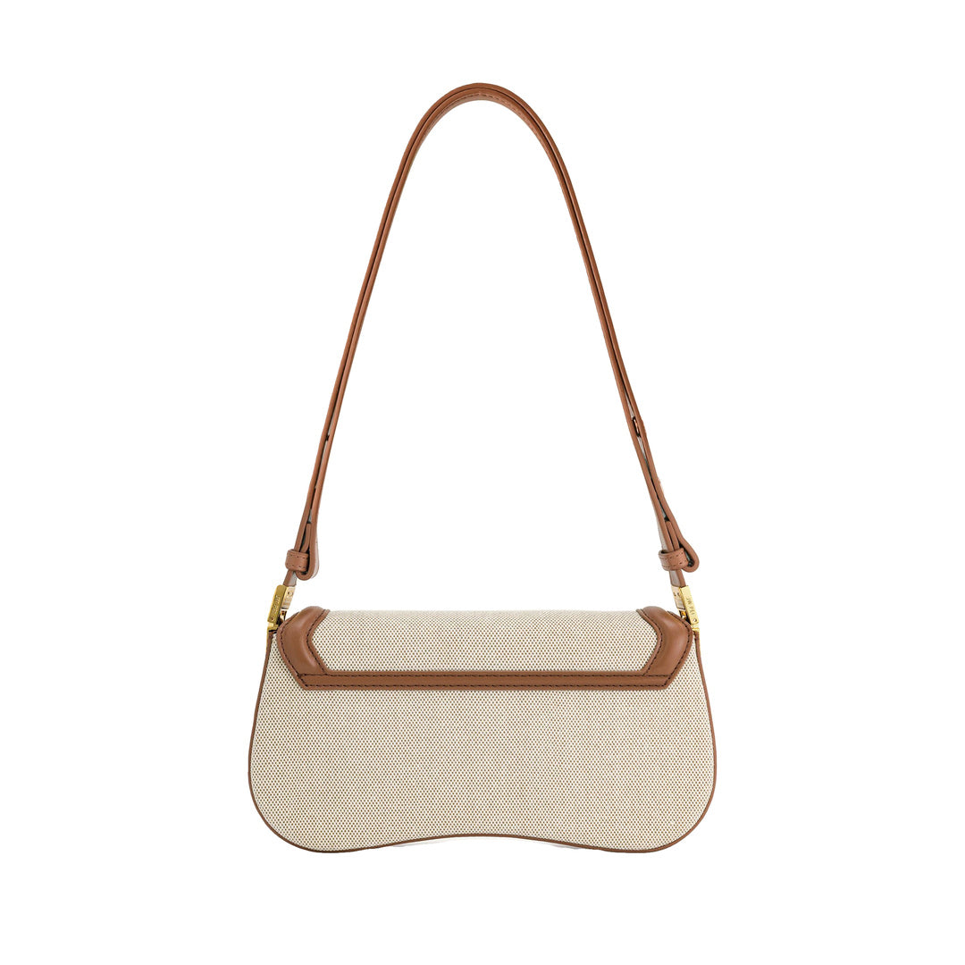 JW PEI Joy Shoulder Bag - Brown Canvas by JW PEI