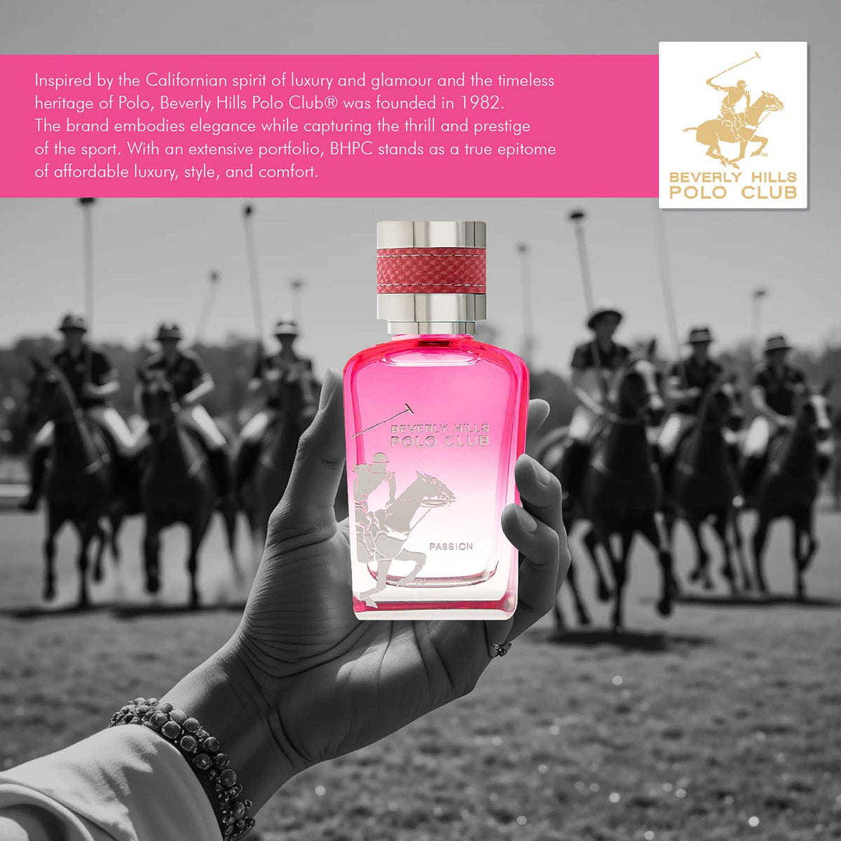 BEVERLY HILLS POLO CLUB Prestige Pour Femme Passion Eau De Parfum (100ml)