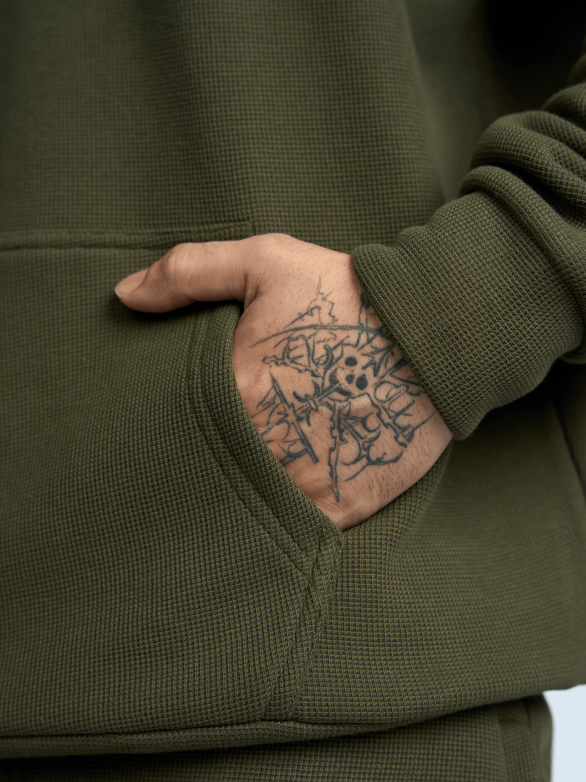 Co-ord Hoodie Olive by DEADBEAR