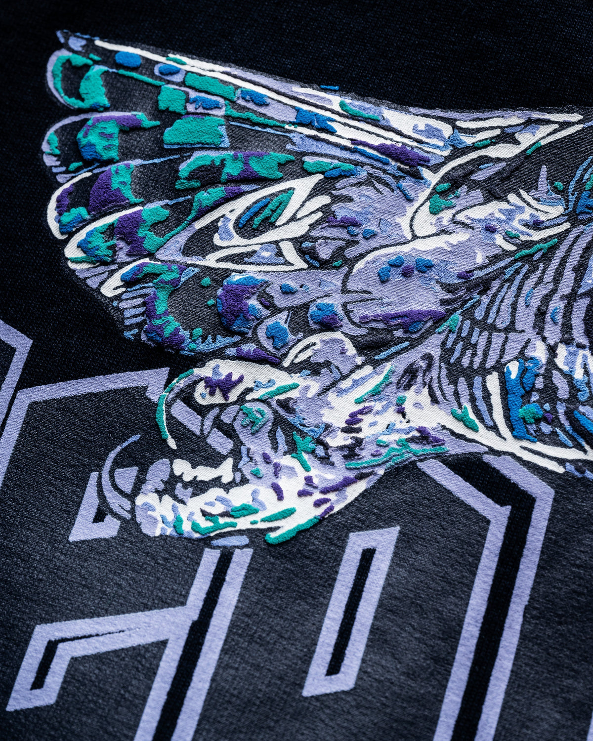 Messenger Tee Navy by DEADBEAR