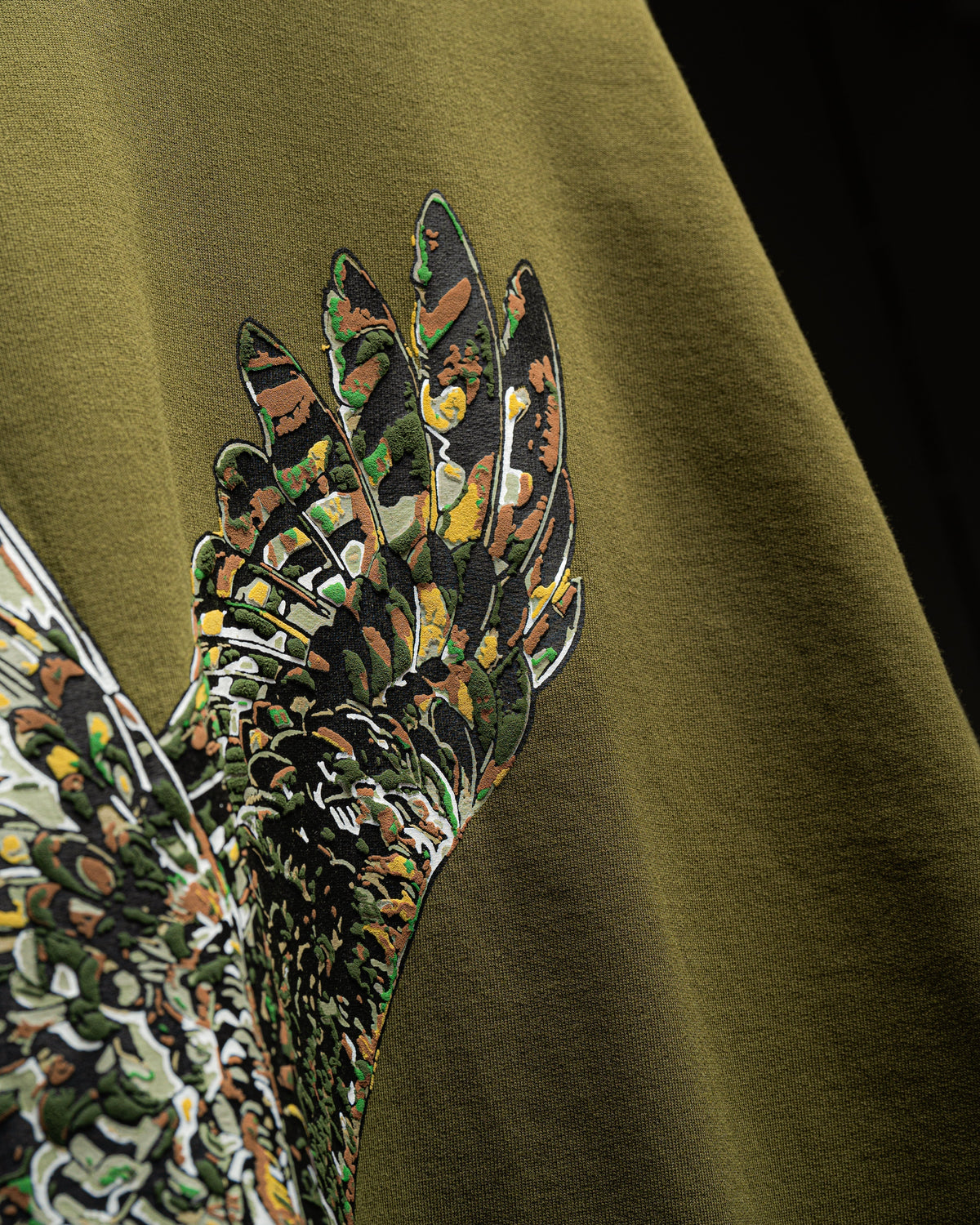 Messenger Tee Olive by DEADBEAR