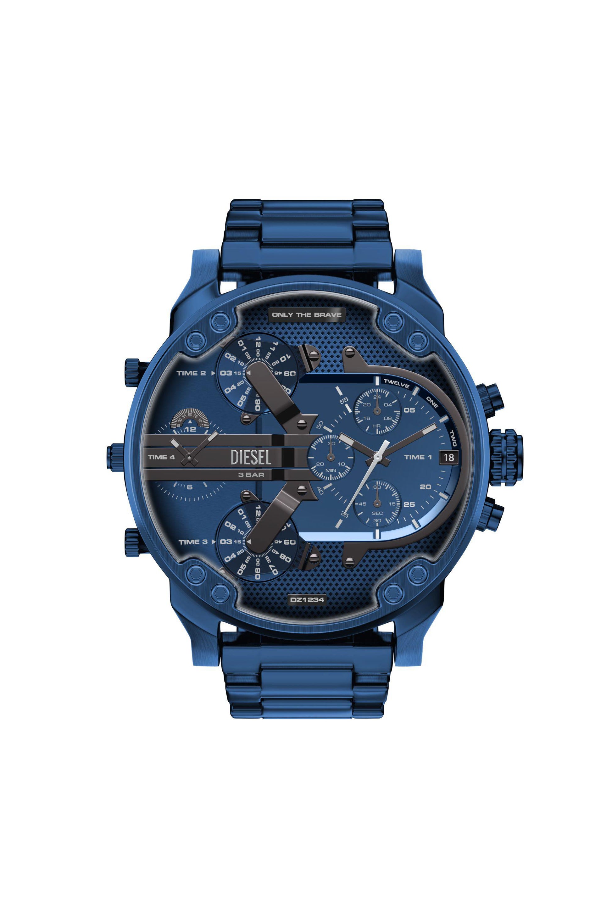 Mr. Daddy 2.0 Blue Stainless Steel Watch