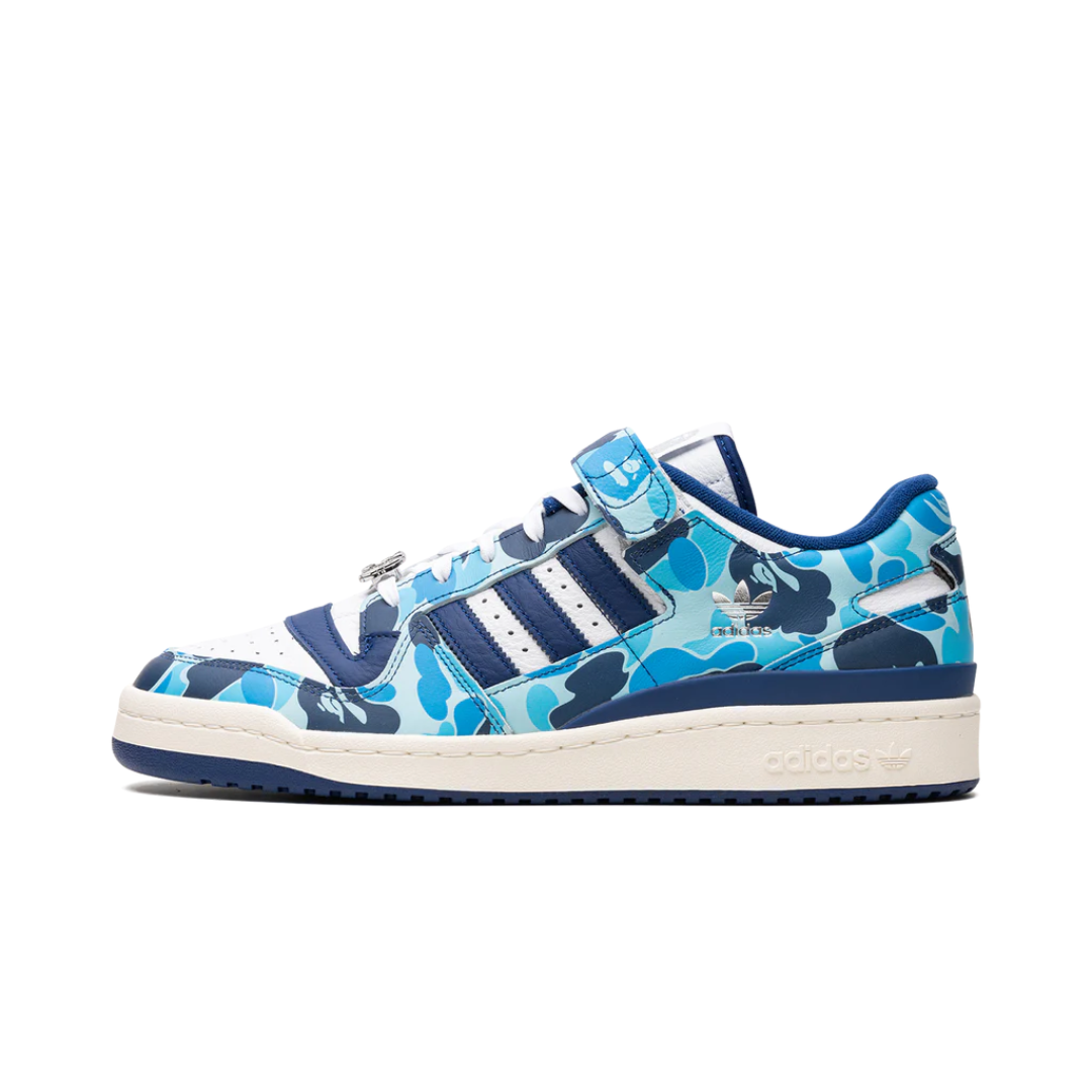 adidas Forum 84 Low Bape 30th Anniversary Blue Camo by ADIDAS