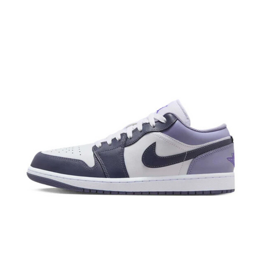 Jordan 1 Low White Purple by Nike Air Jordan