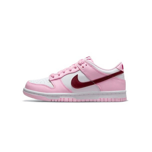 Nike Dunk Low Pink Foam Red White (GS) by Nike Dunk