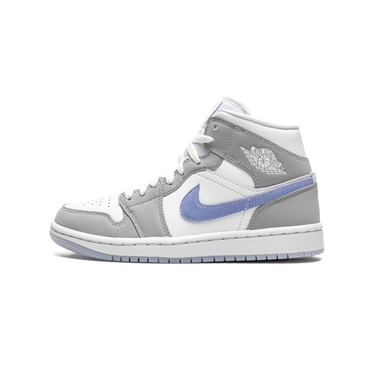 Jordan 1 Mid Wolf Grey Aluminum (W) by Nike Air Jordan