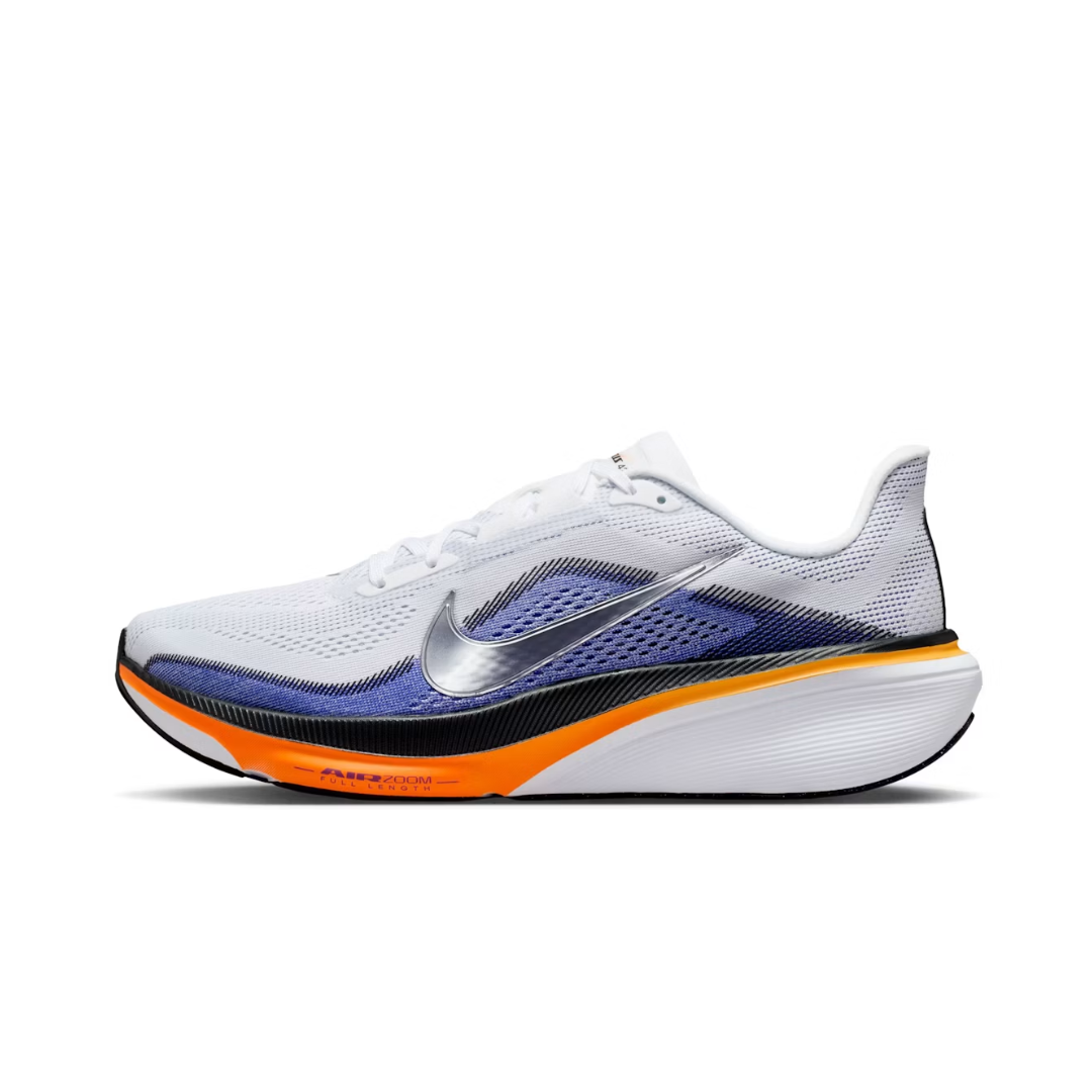 Nike Air Zoom Pegasus 42 White Lapis Total Orange by NIKE RUNNING