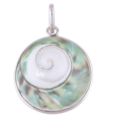 Shell 925 Sterling Silver Pendant - R100860-19