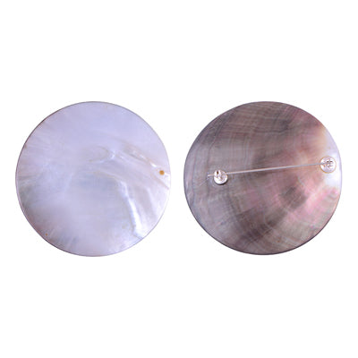 19.6gram Shell Silver Brooches - R8100004-50