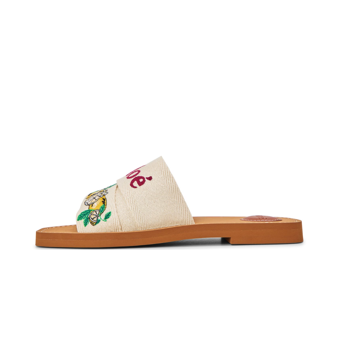 CHLOE WOODY MULE CITRUS YELLOW by CHLOE
