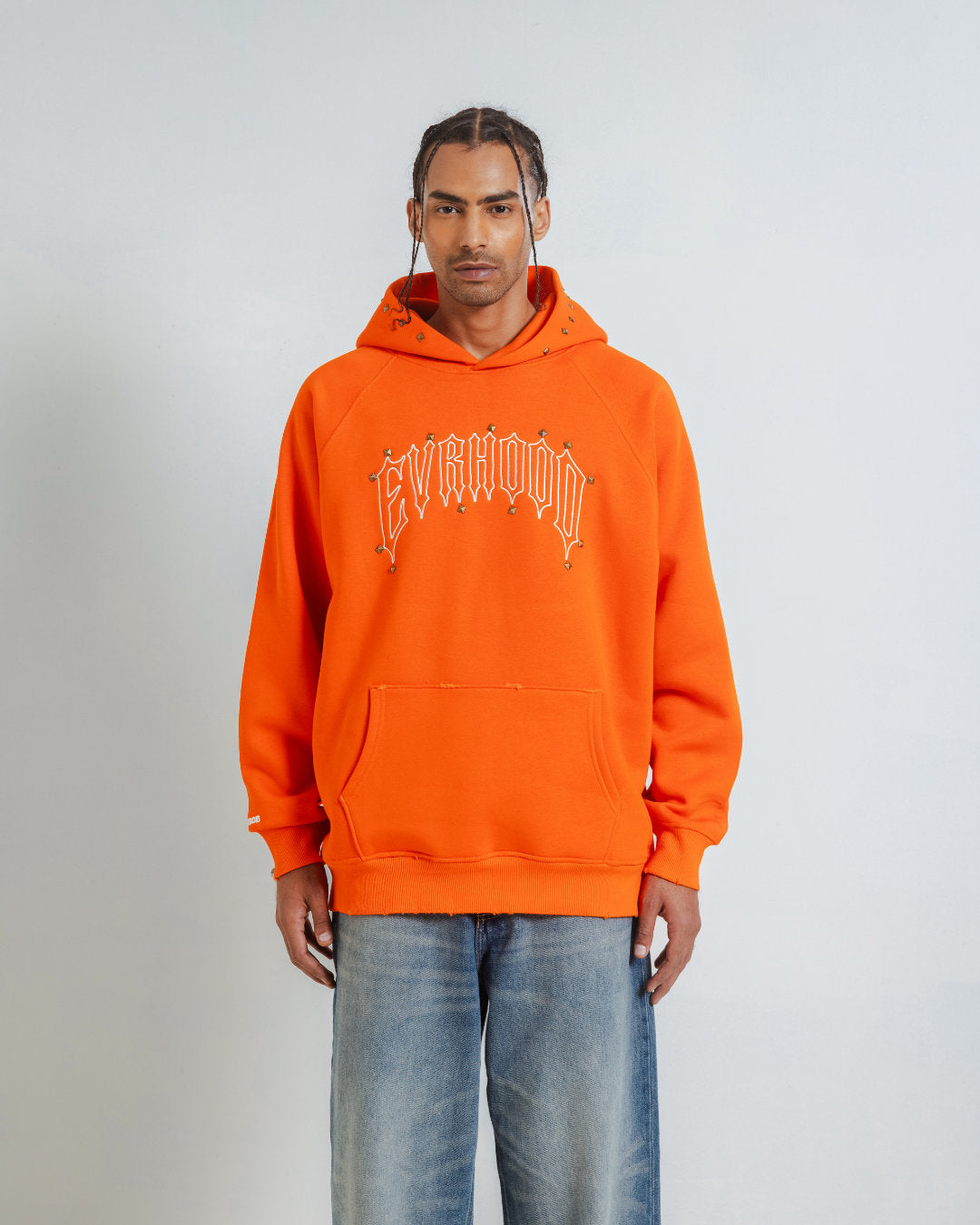 Wired Orange Hoodie by Evrhood