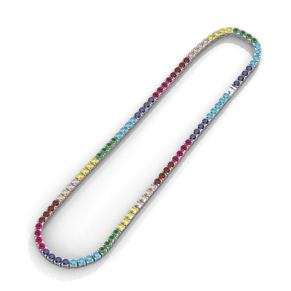 3MM TENNIS NECKLACE by The Noble Sculptor