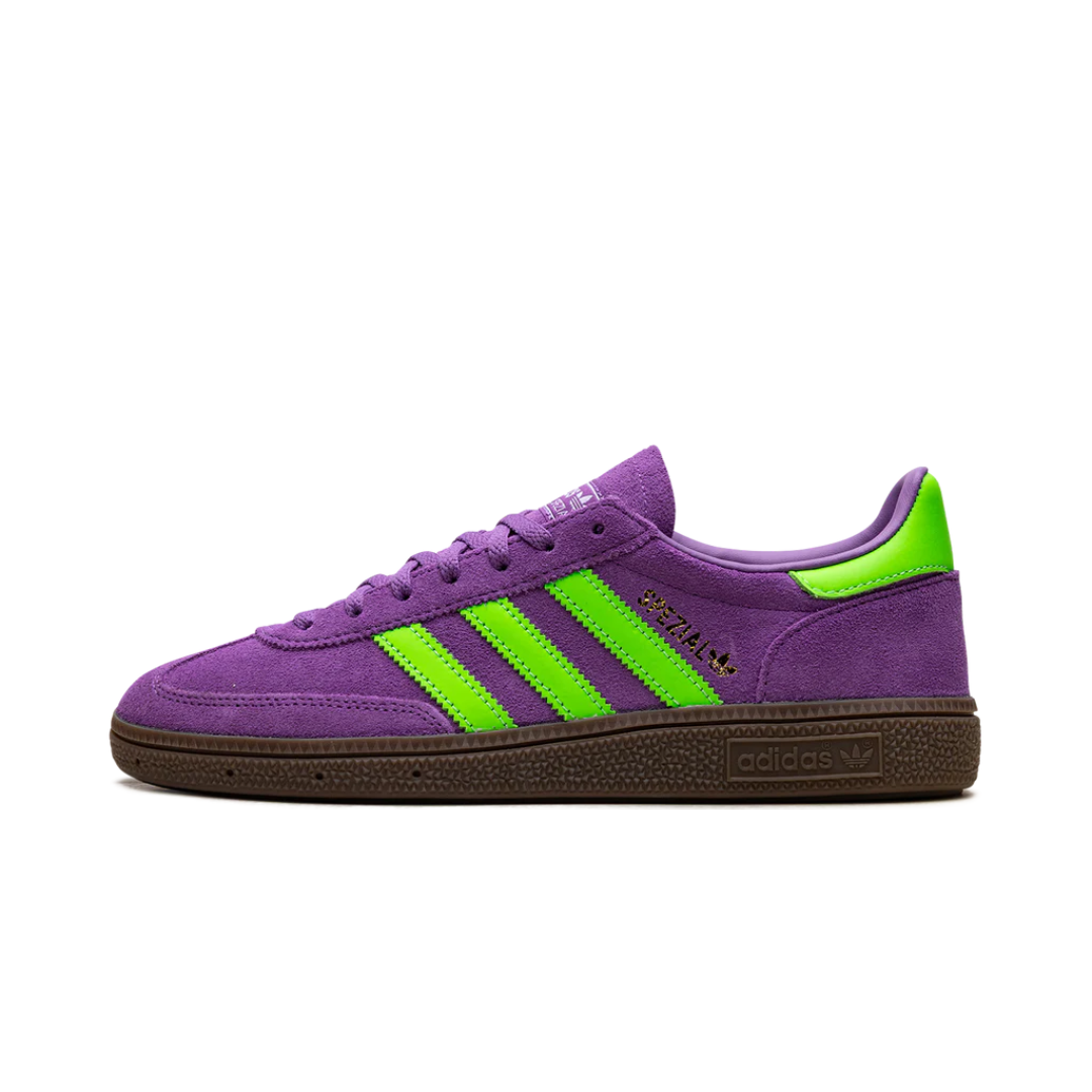 adidas Handball Spezial Elastic Active Purple Solar Green (W) by ADIDAS