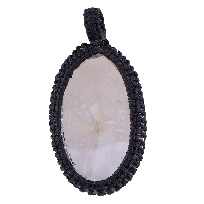Crystal 925 Sterling Silver Pendant - R300241-8