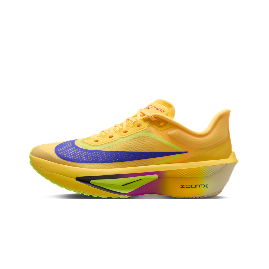 Nike Zoom Fly 6 Citron Pulse Indigo Burst by NIKE RUNNING