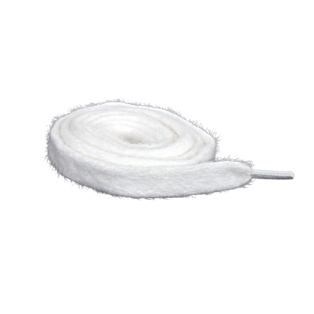 COZY FUZZY WHITE WIDOW FAT LACES BY KNOTTY by KNOTTY