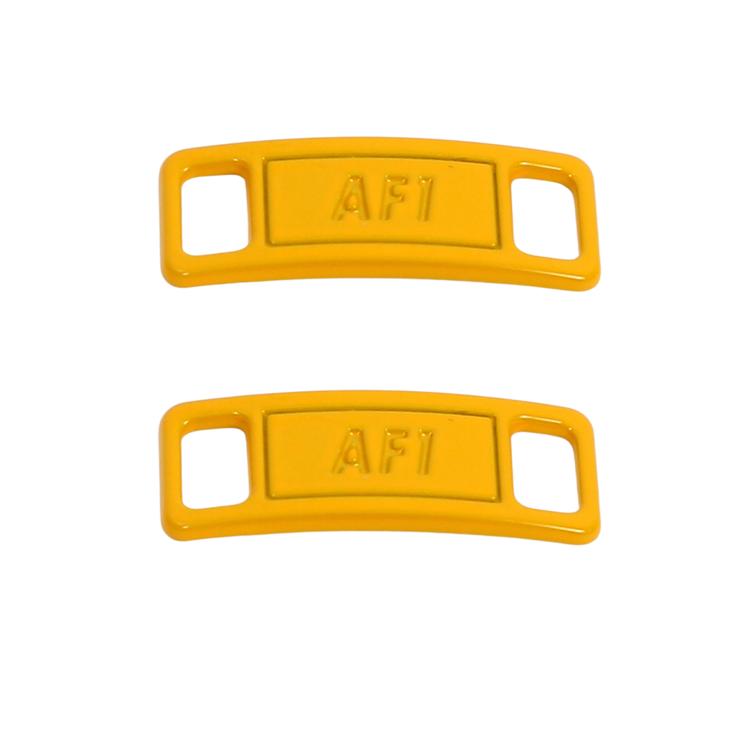 Premium Yellow Air Force 1 Dubrae Replacement ( Lace Tag) By KNOTTY by KNOTTY