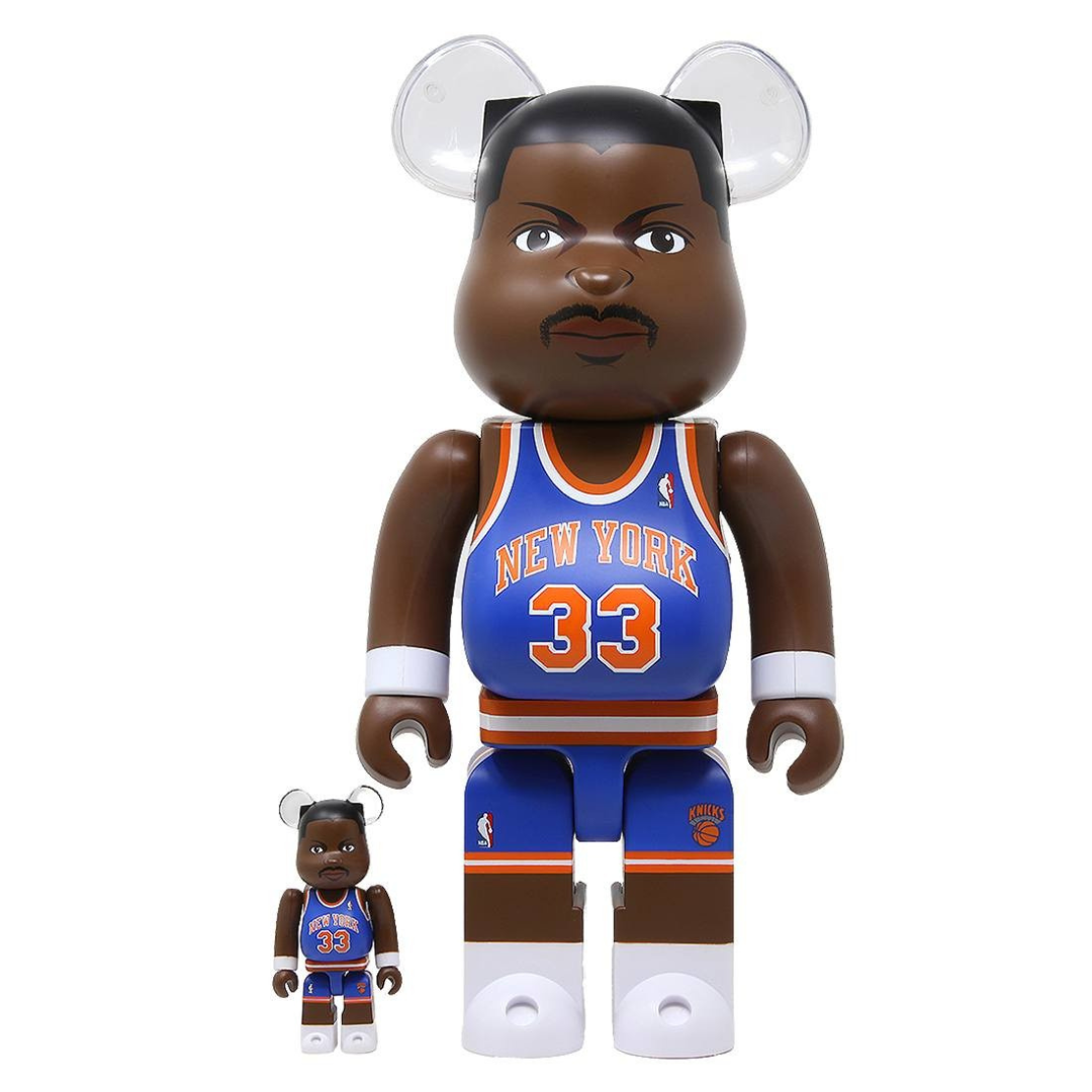 Bearbrick Patrick Ewing (New York Knicks) 100% & 400% Multi by BEARBRICK