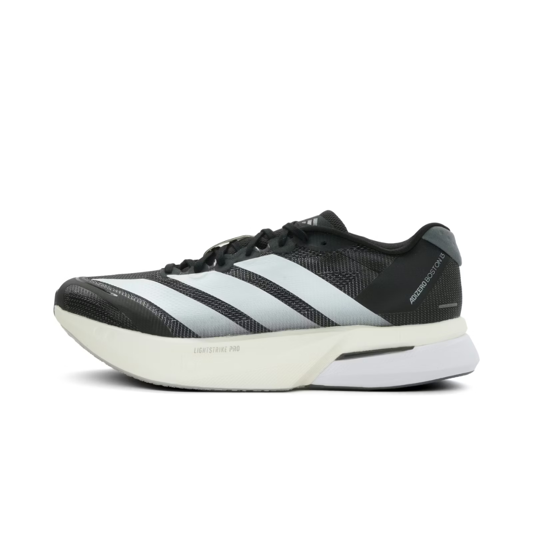 adidas Adizero Boston 13 Core Black Cloud White Grey Five by ADIDAS RUNNING