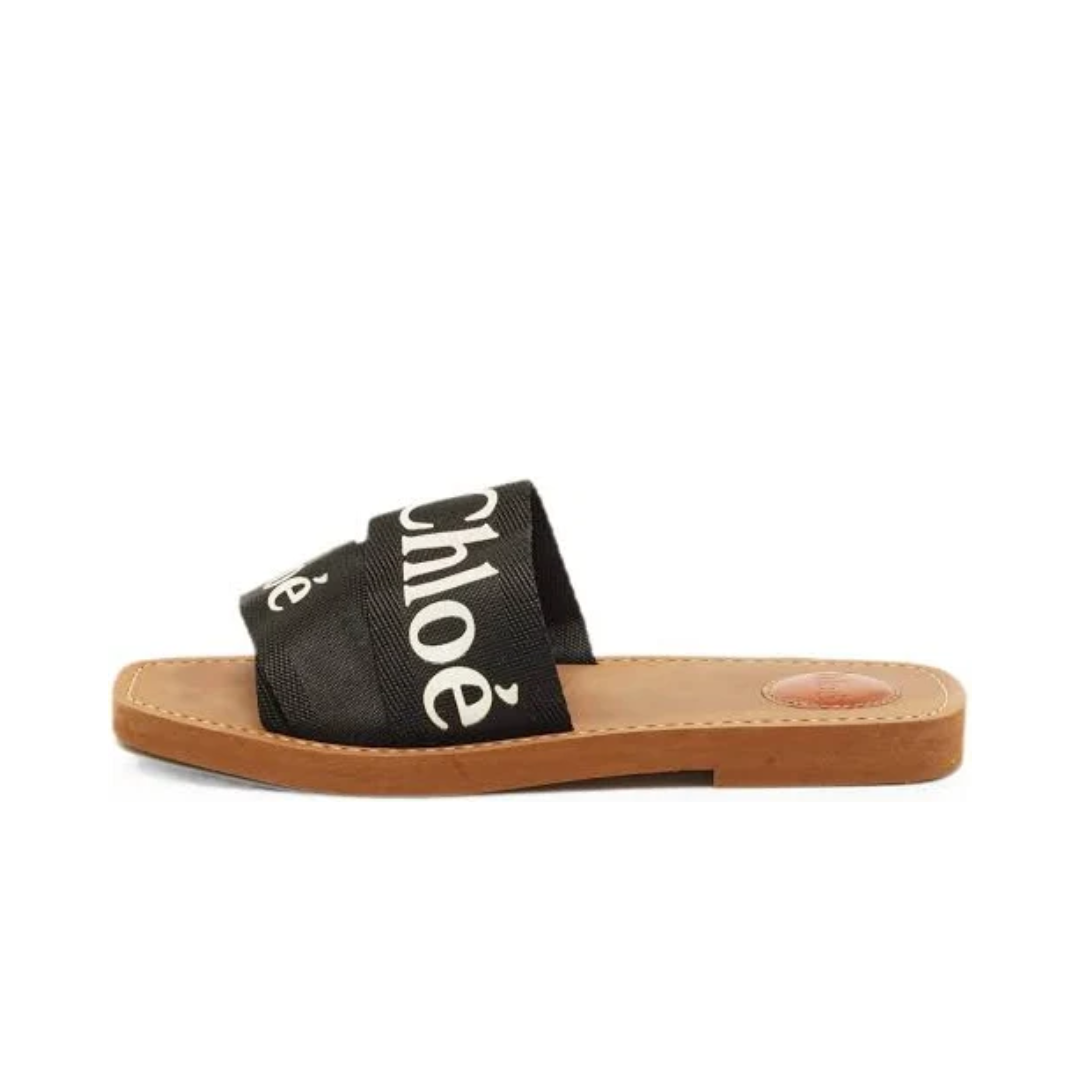 CHLOE WOODY MULE BLACK by CHLOE
