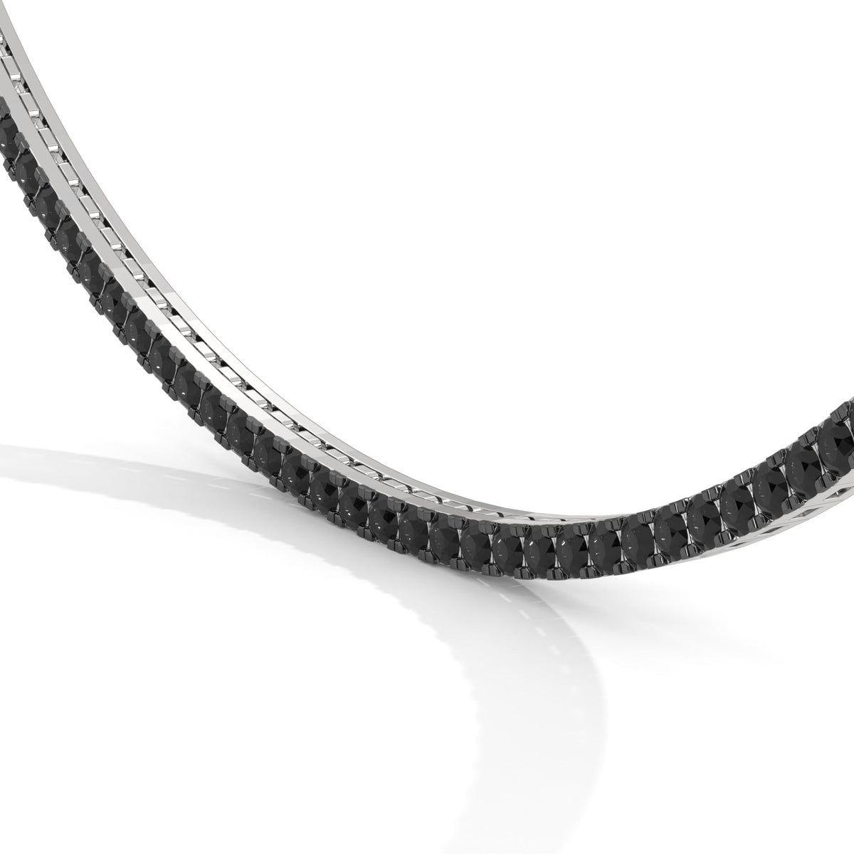 3MM TENNIS NECKLACE by The Noble Sculptor