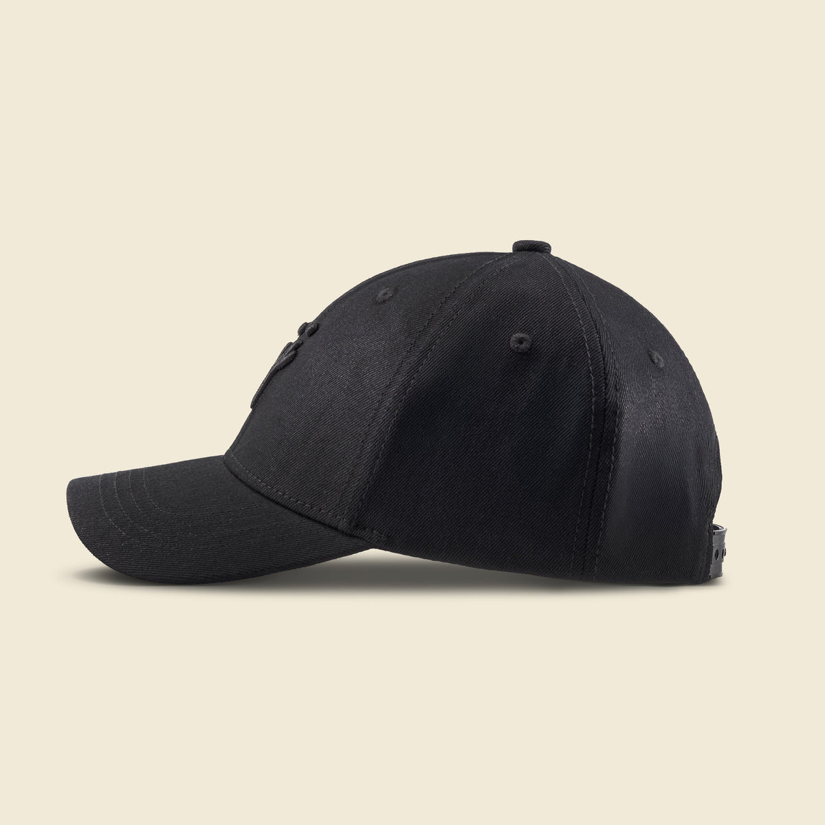 'The black signature’ cap by HUMBLEHEADS