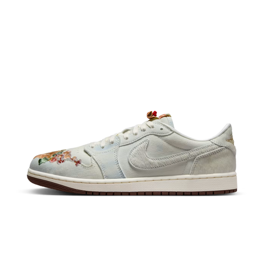 Jordan 1 Retro Low OG Football Grey Sail Light Chocolate by Nike Air Jordan