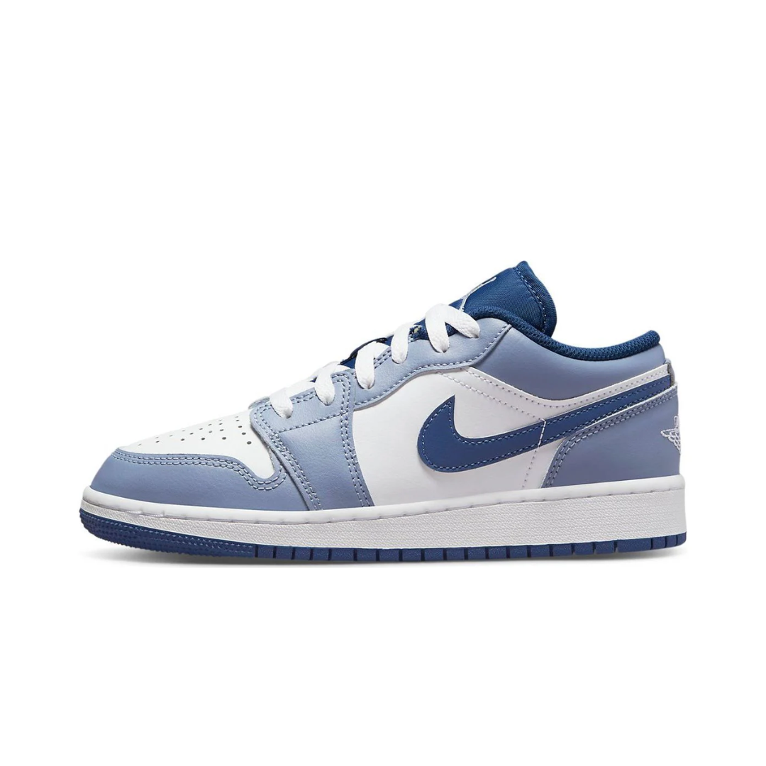 Jordan 1 Low Slate Blue Navy (GS) by Nike Air Jordan