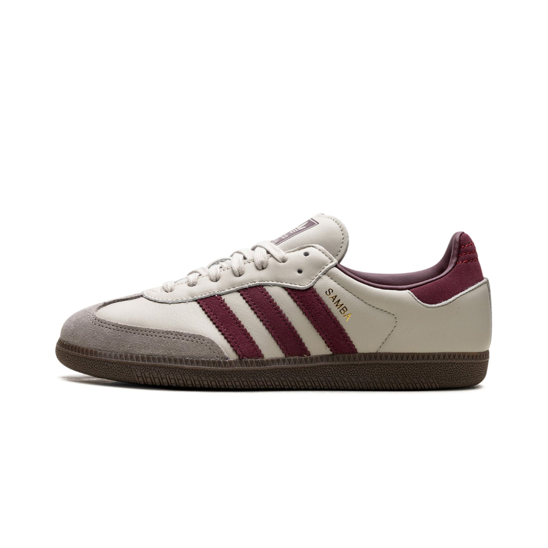 adidas Samba OG Putty Grey Maroon by ADIDAS