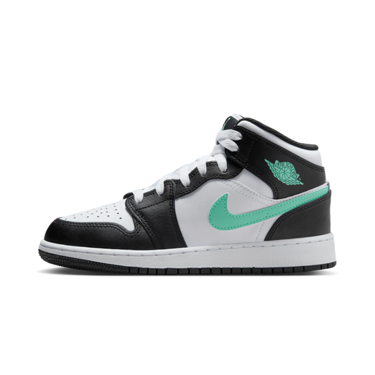 Jordan 1 Mid Green Glow (GS) by Nike Air Jordan