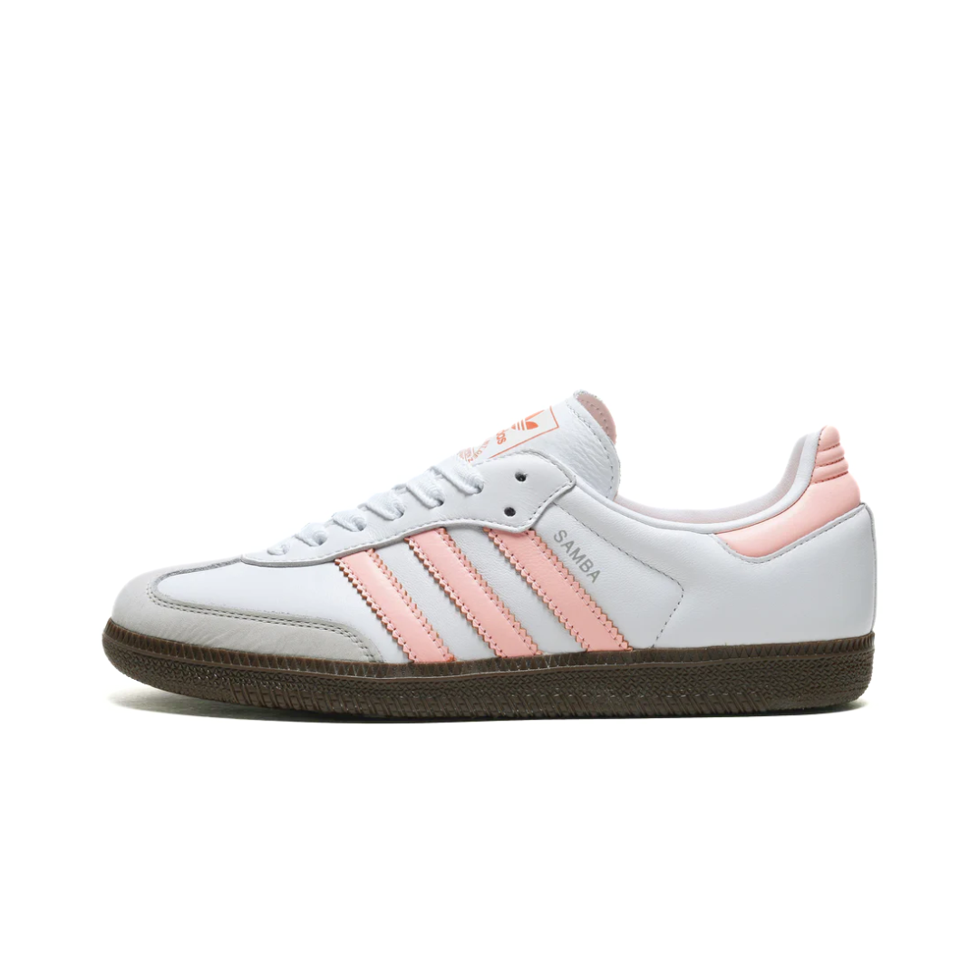 adidas Samba OG Cloud White Clear Orange Semi Coral (W) by ADIDAS