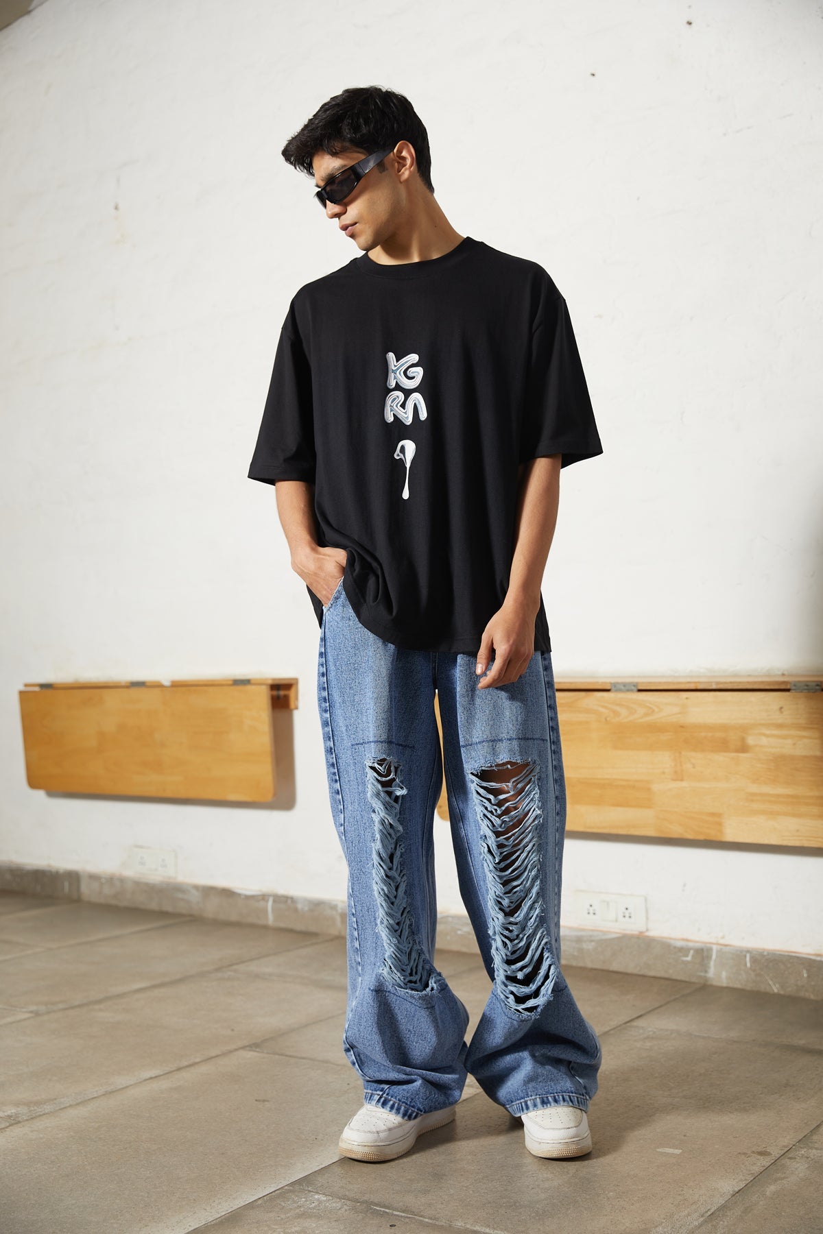 'Metal Drip' tee by Kilogram