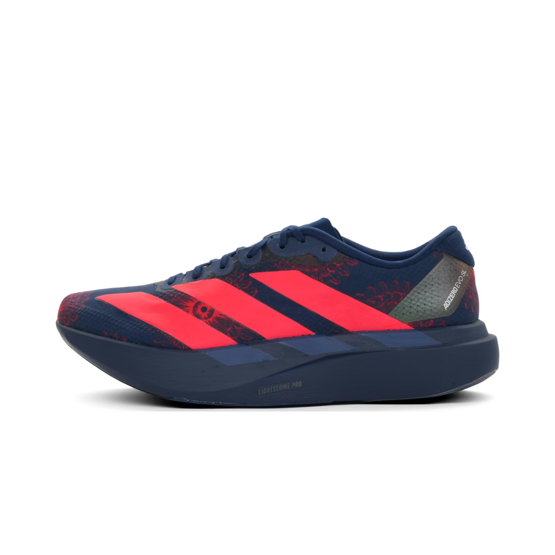 adidas Adizero Evo SL WOVEN Dark Blue Lucid Red Muted Purple by ADIDAS RUNNING