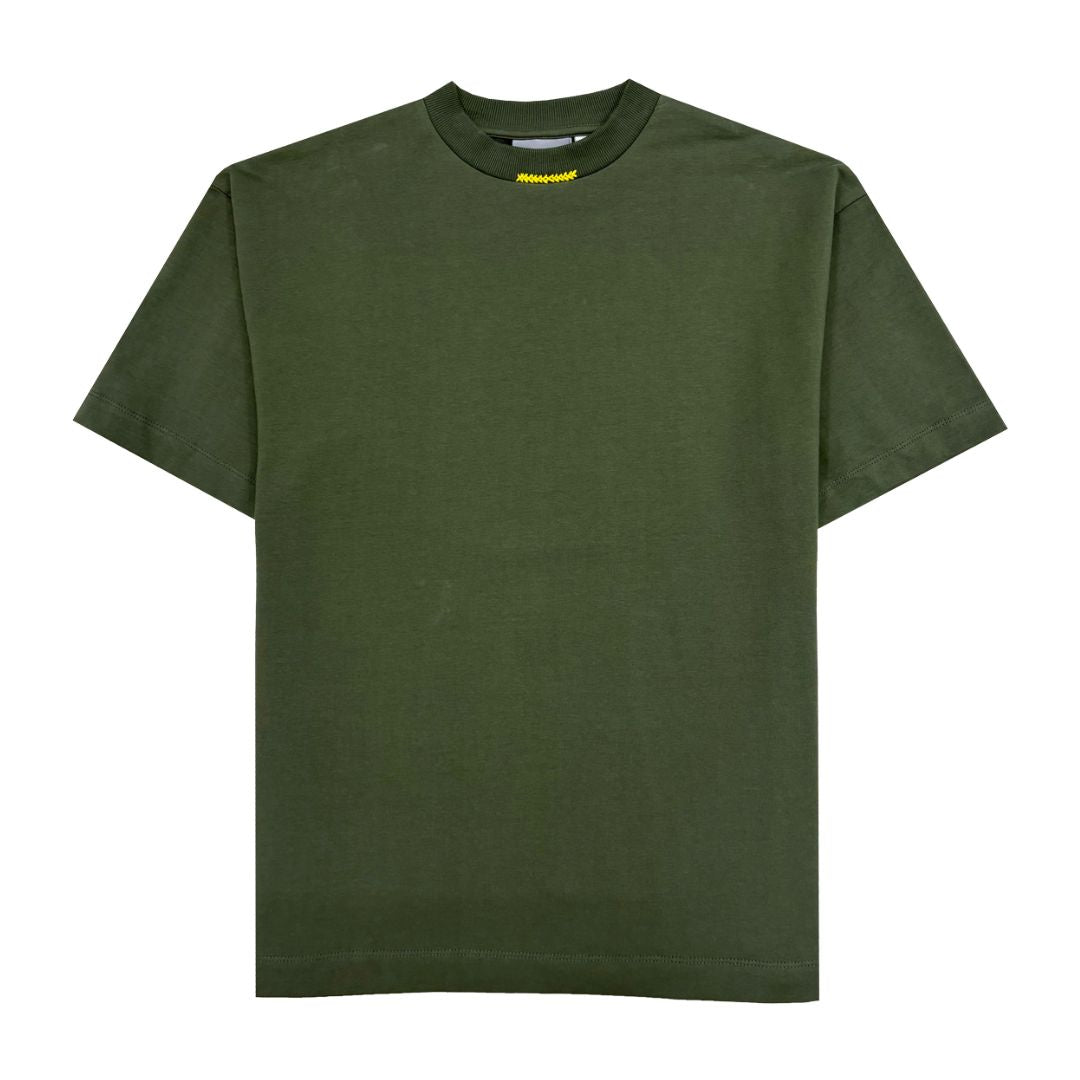 Kantha Basic T-shirt in Military Green [Unisex] by Beyond Extremes