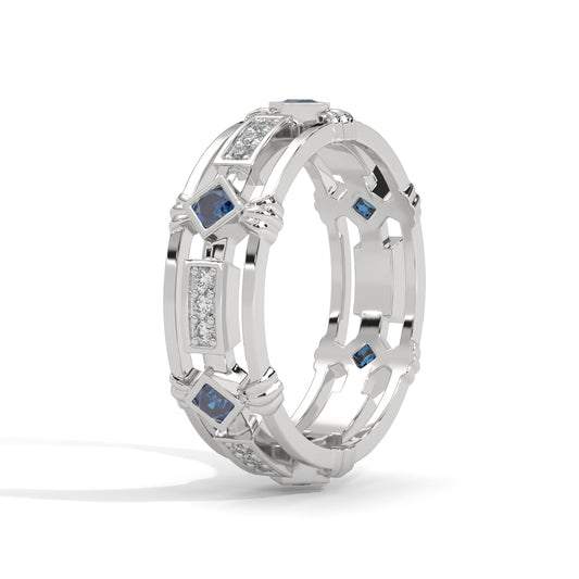 AZURE ETERNITY BAND by The Noble Sculptor