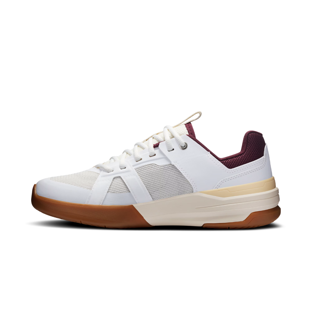 On Running THE ROGER Clubhouse Pro Youth White Maroon by ON