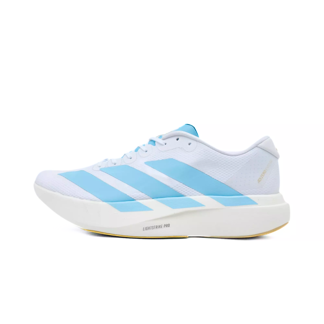 adidas Adizero Evo SL White Clear Blue by ADIDAS RUNNING