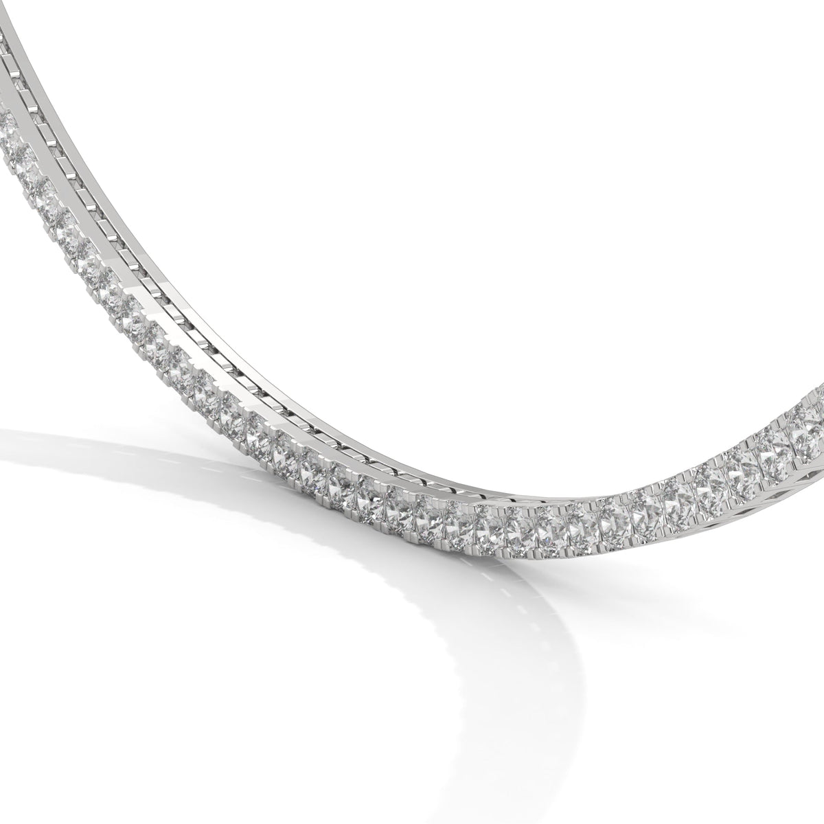 3MM TENNIS NECKLACE by The Noble Sculptor
