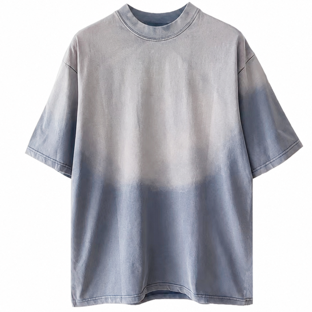 BALENCIAGA HAND DRAWN VINTAGE JERSEY BLUE BLACK by Balenciaga Apparel