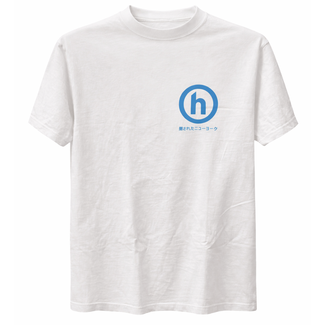 HIDDEN NEW YORK TEE WHITE by HIDDEN