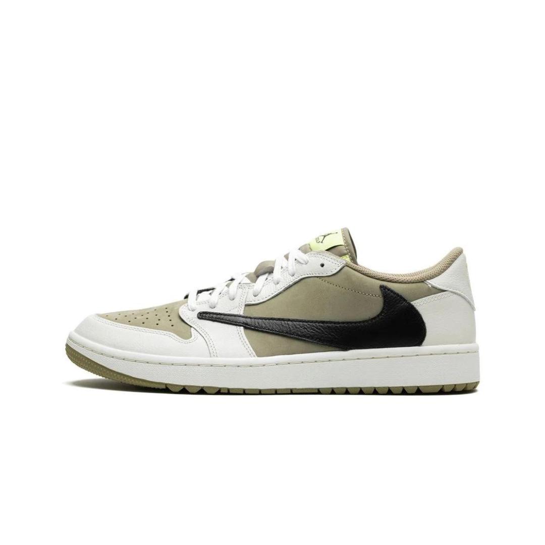 Jordan 1 Retro Low Golf Travis Scott Neutral Olive by Nike Air Jordan