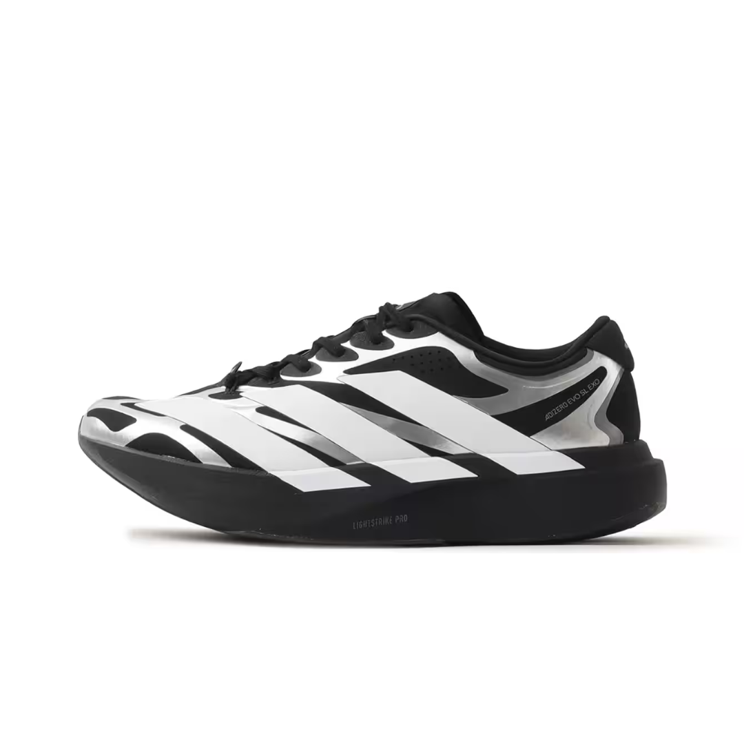 adidas Adizero EVO SL EXO Black White Silver by ADIDAS RUNNING