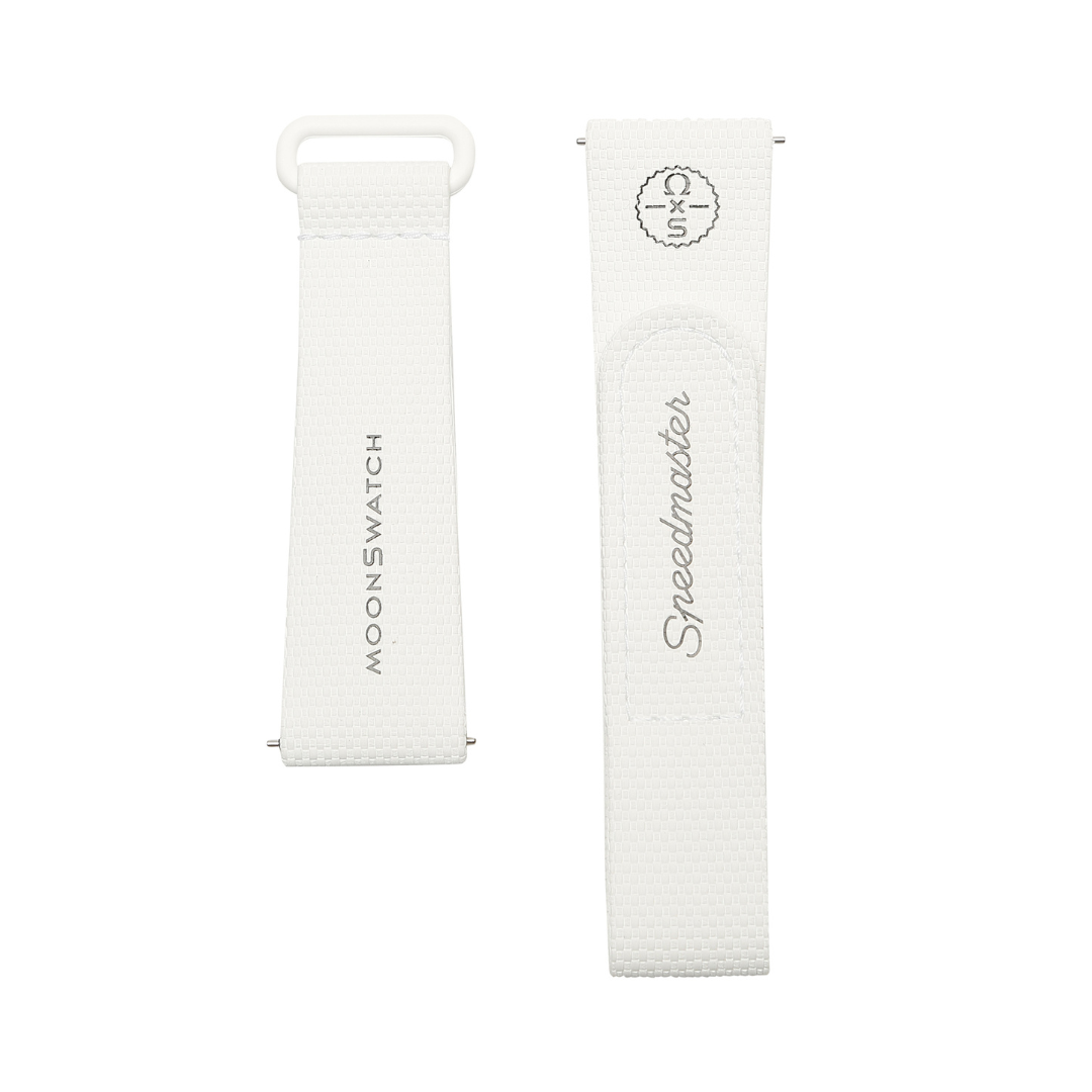 Swatch x Omega Bioceramic Moonswatch White Straps by Omega