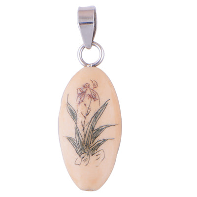 Bone Face 925 Sterling Silver Pendant - R100545-5